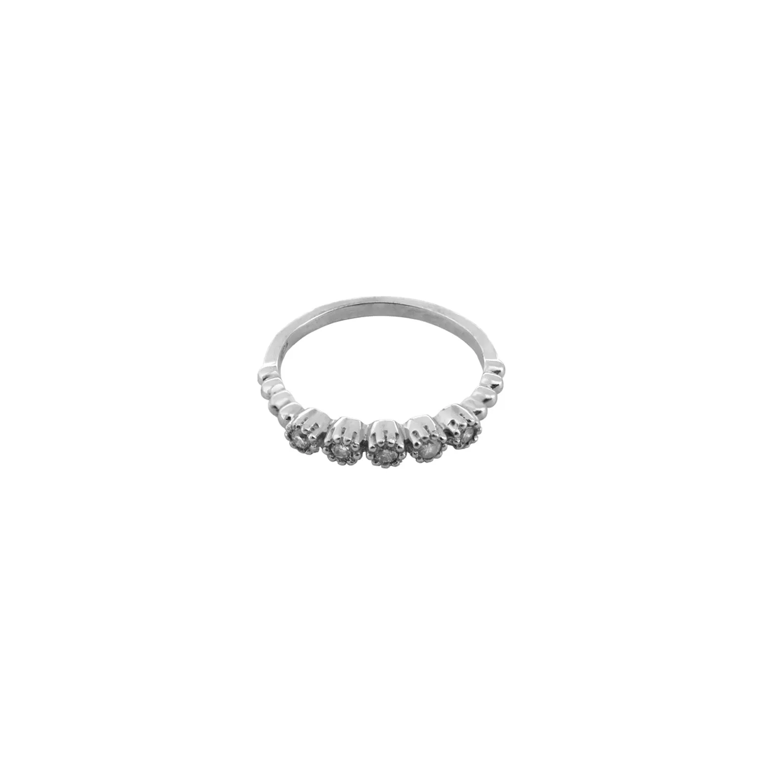 Diamond Demi Bubble Band