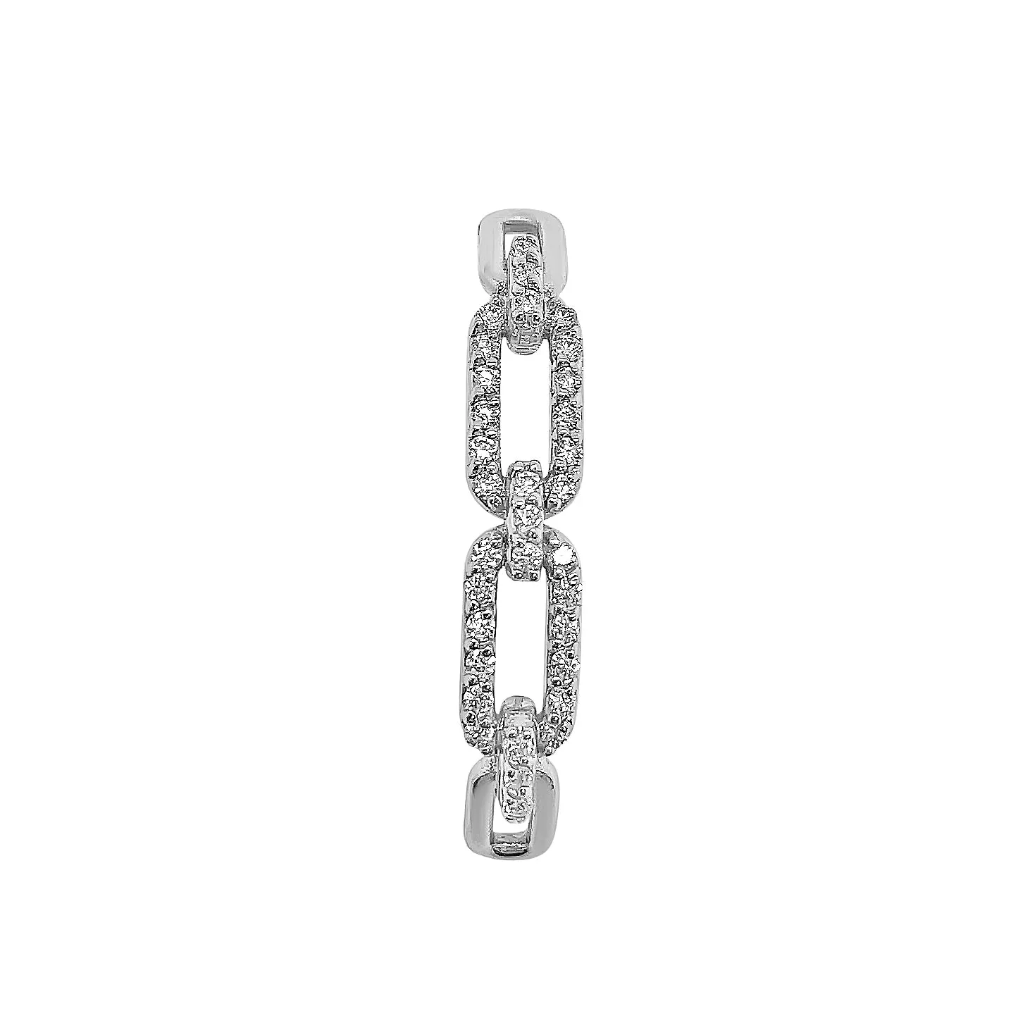 Diamond Links of Love Stud