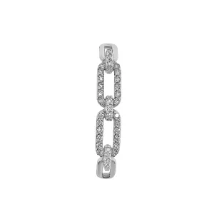 Diamond Links of Love Stud