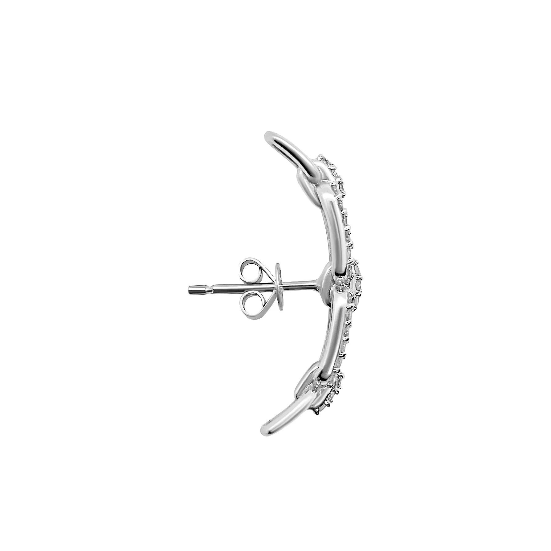 Diamond Links of Love Stud