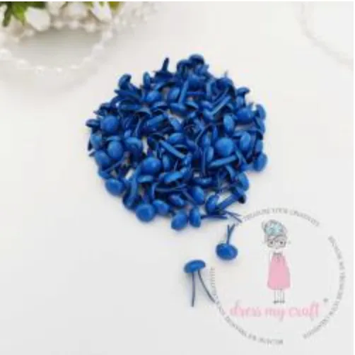 Dress My Craft 5MM Cobalt Blue Brads {G229}