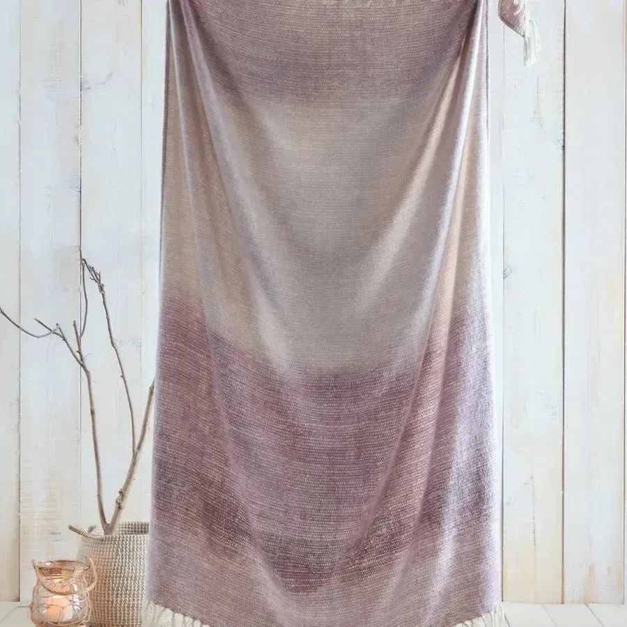 Drift Home Bretton Throw - Mauve
