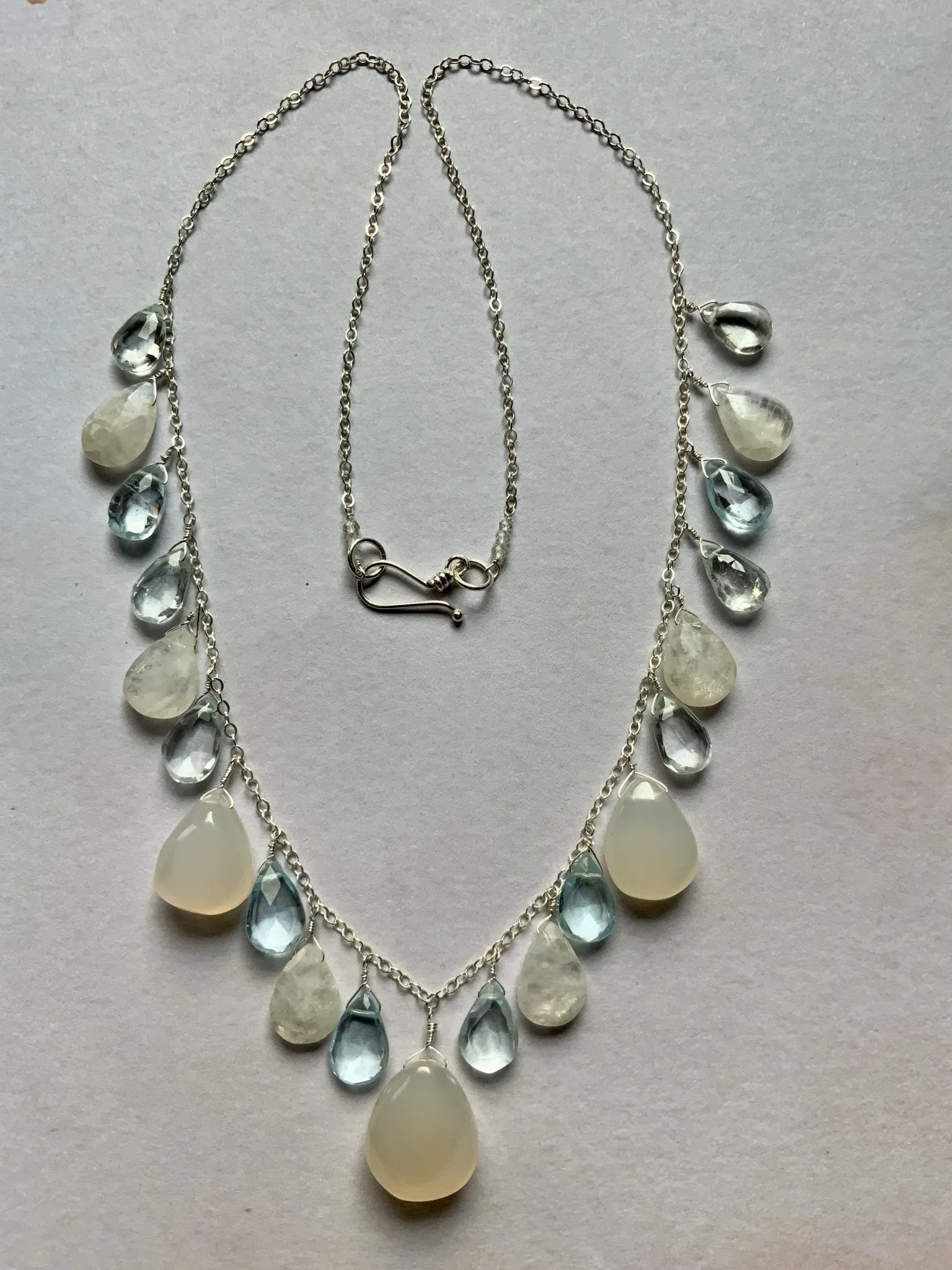 Drops of Ice Necklace One of A Kind