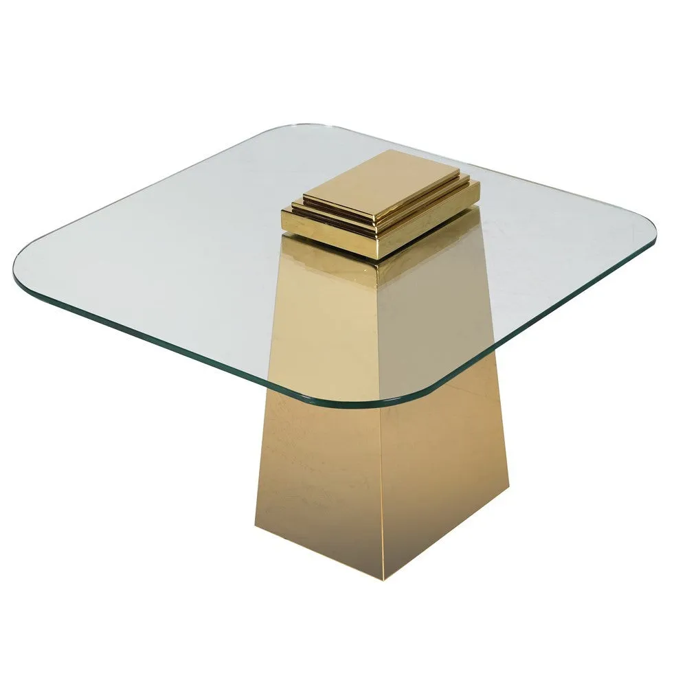 Dwell  Side Table - Gold