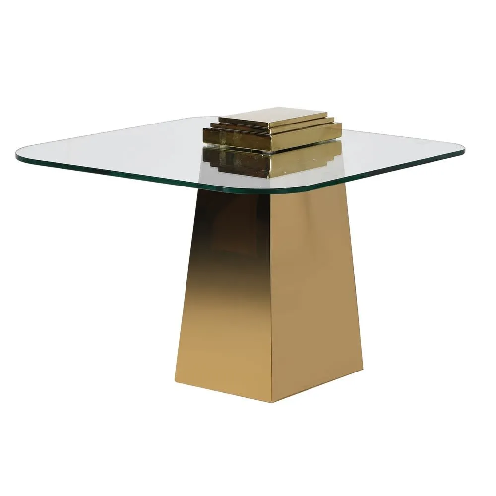 Dwell  Side Table - Gold