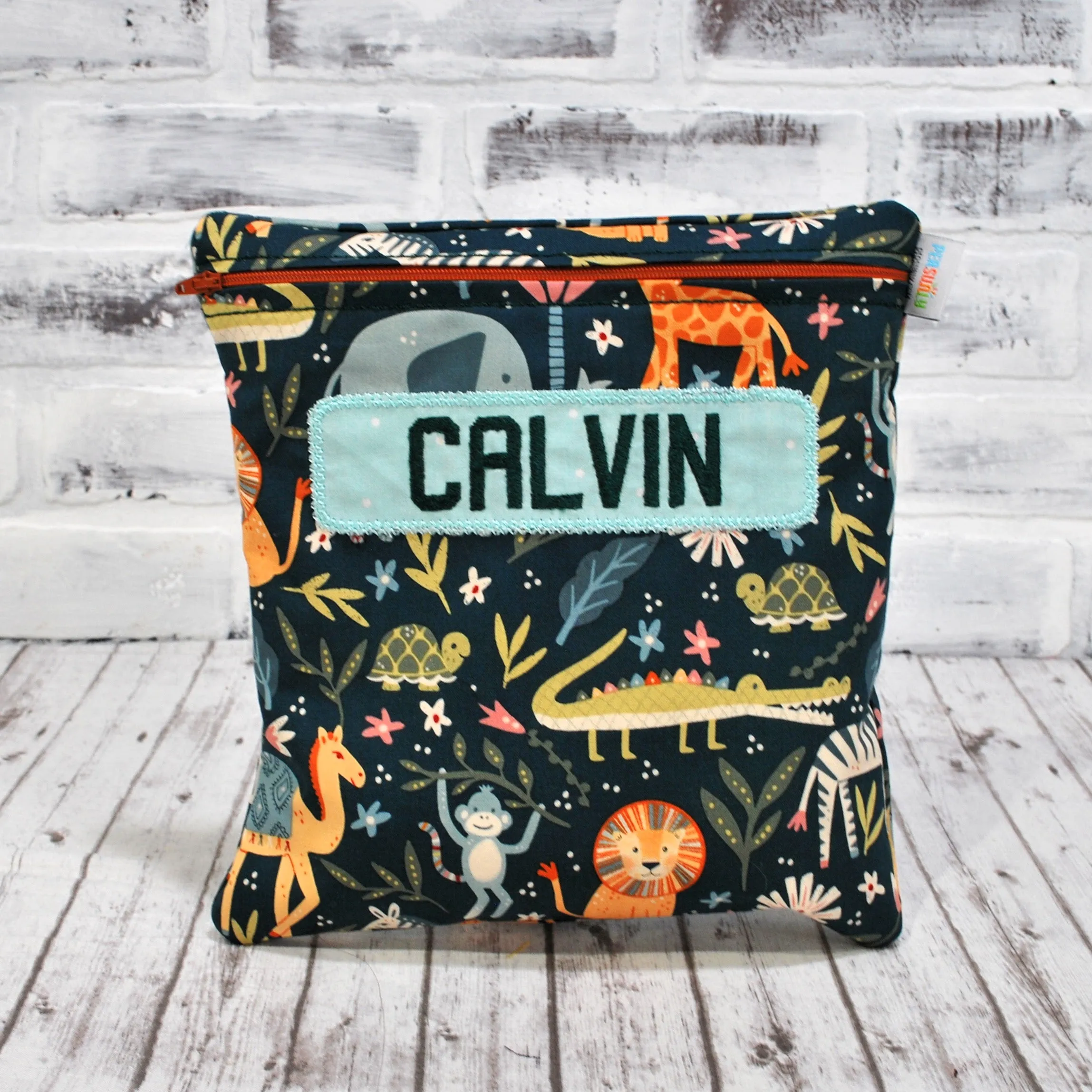 Earthy Jungle Personalized Reusable Bag