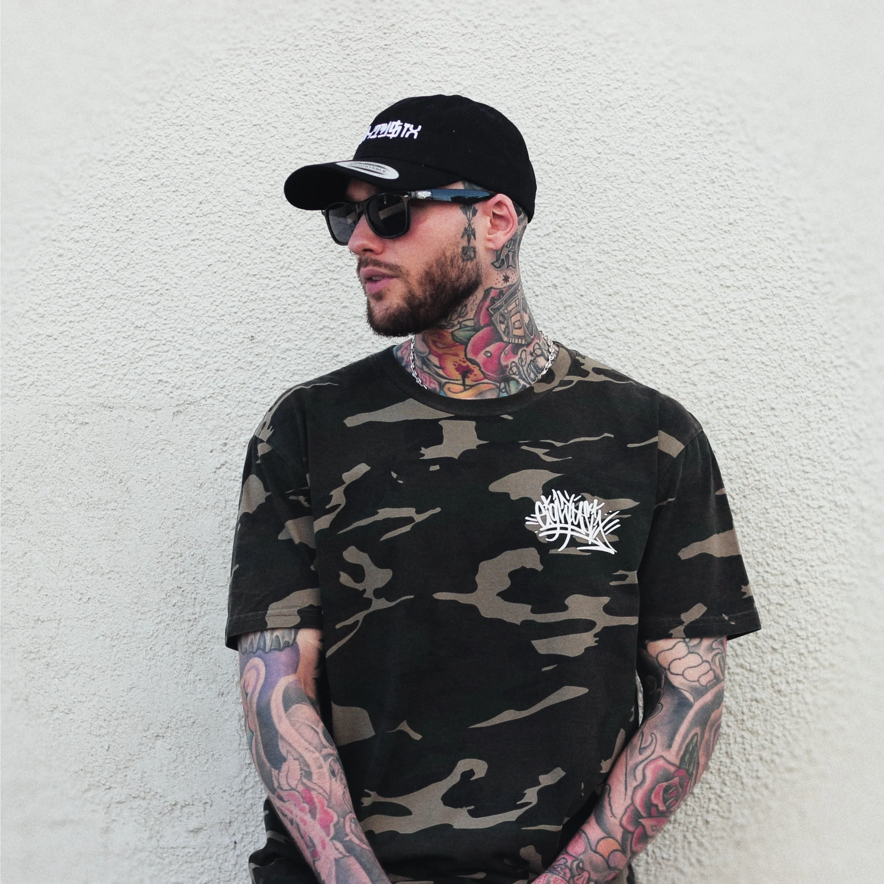 Eighty6 Graffiti Tag Tee - Camo