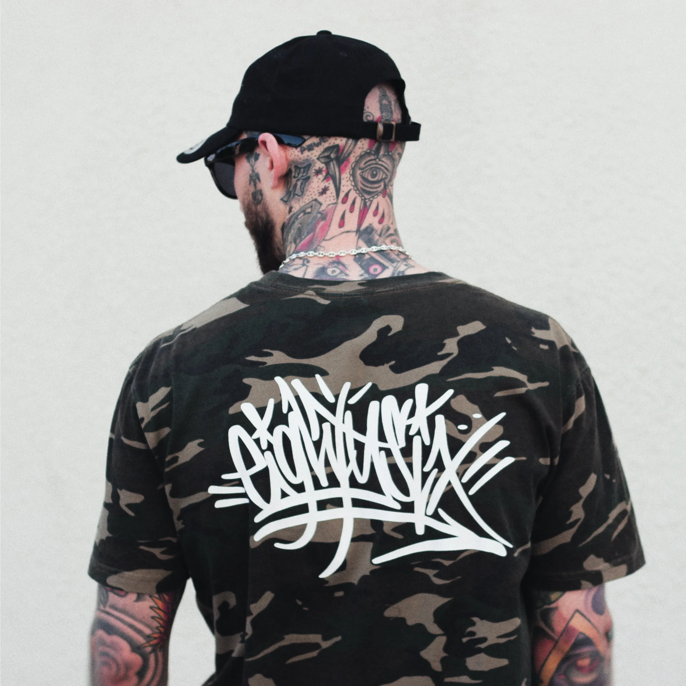 Eighty6 Graffiti Tag Tee - Camo