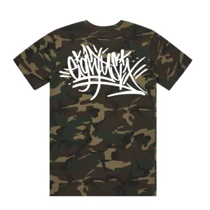 Eighty6 Graffiti Tag Tee - Camo