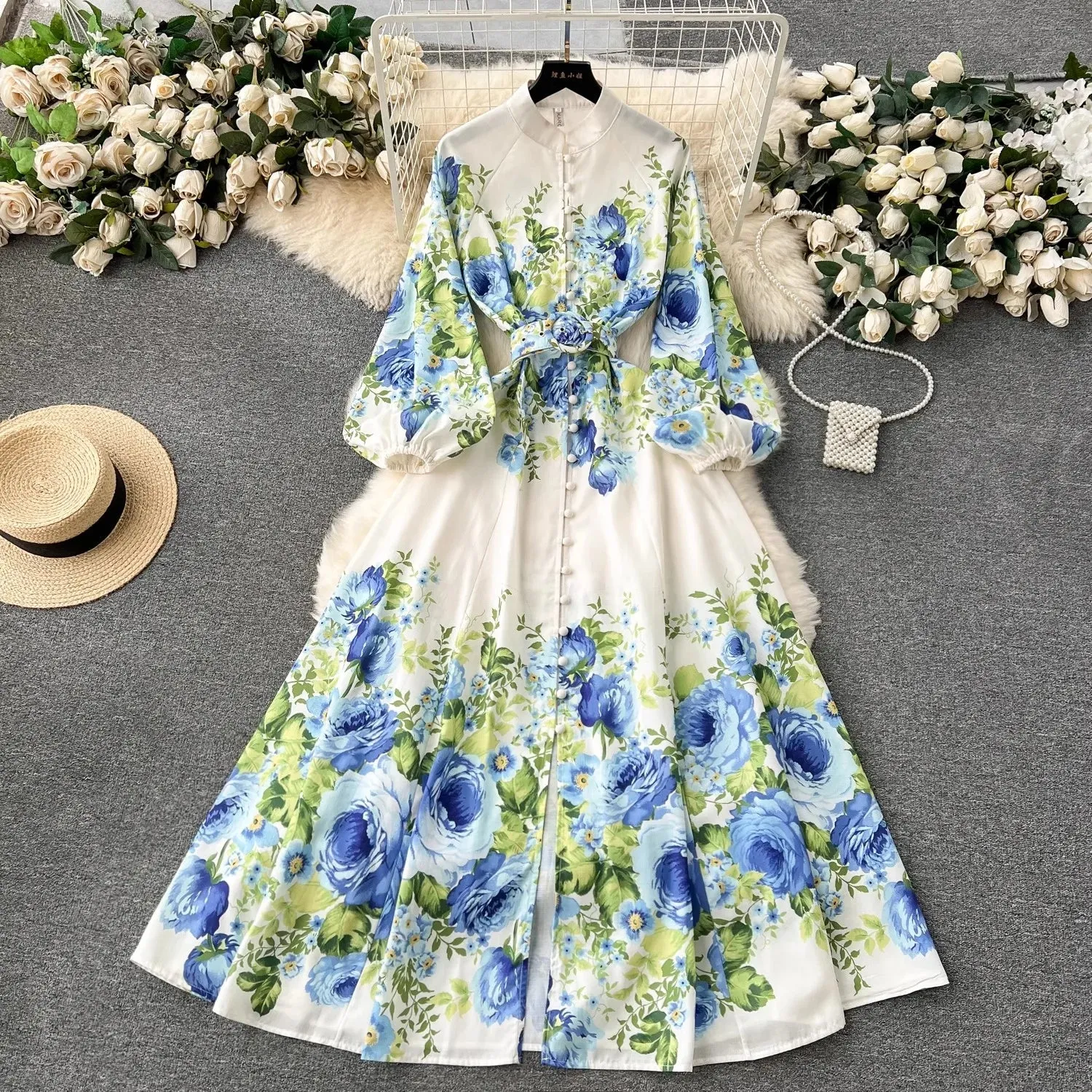 Elegant Floral Bohemian Dress