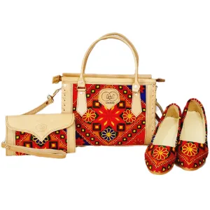 Elegant Tote and Clutch Set | Perfectly Paired with Ballet Flats Nk-221