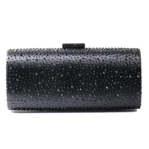 Elizabeth Mason Couture Large Rhinestone Evening Clutch