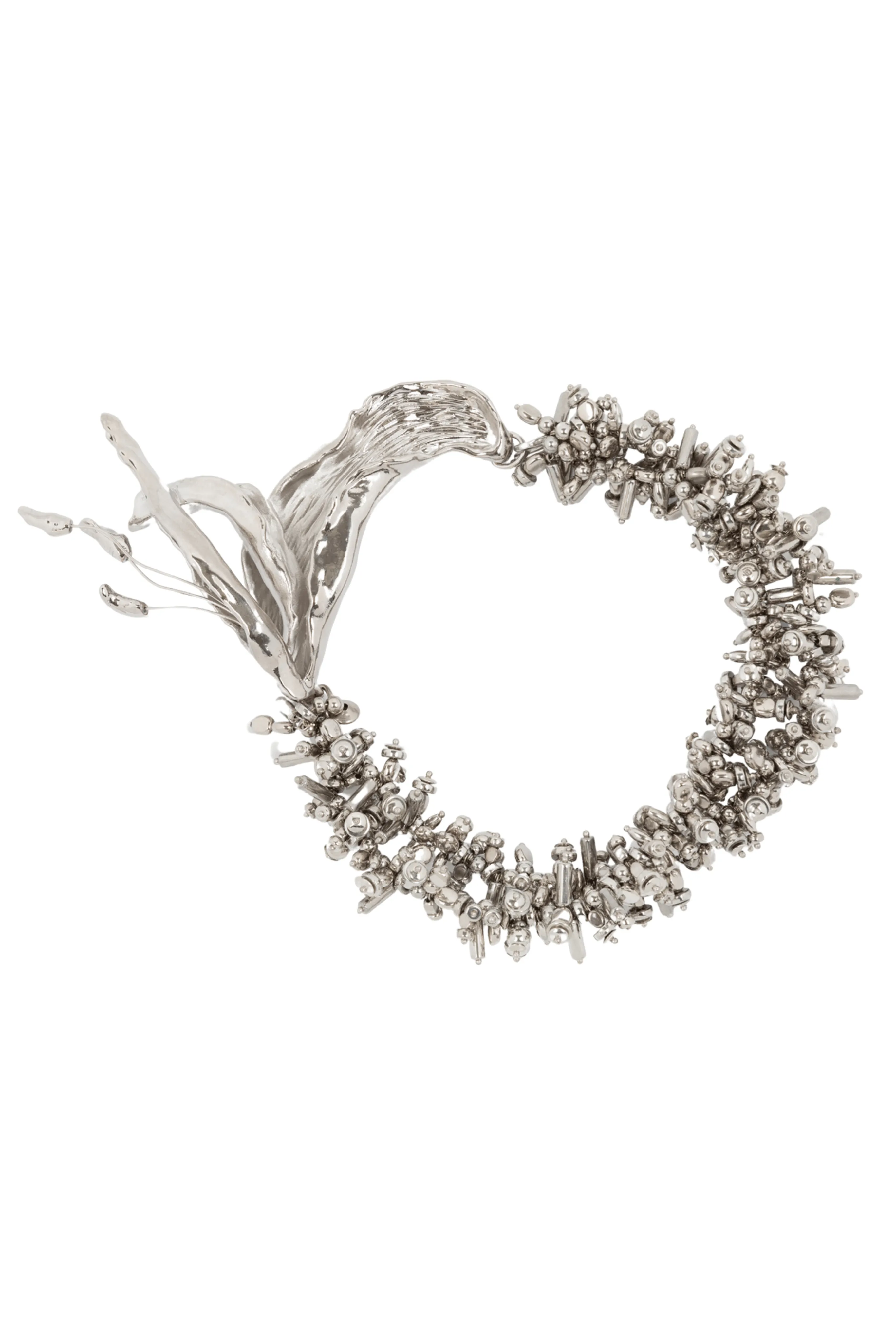 Embroidery Flower Collar Necklace