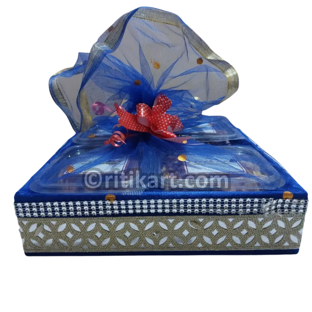 Ethnic Food Gift Box with Pitha Khaja Gaja Khai Kora and Baromaja