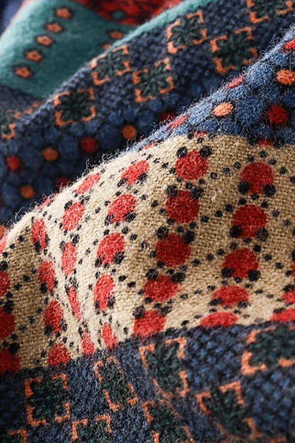 Ethnic Print Jacket