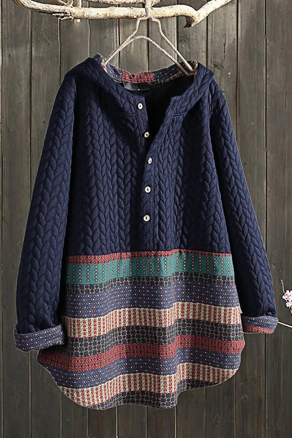 Ethnic Print Jacket