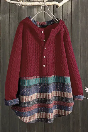 Ethnic Print Jacket