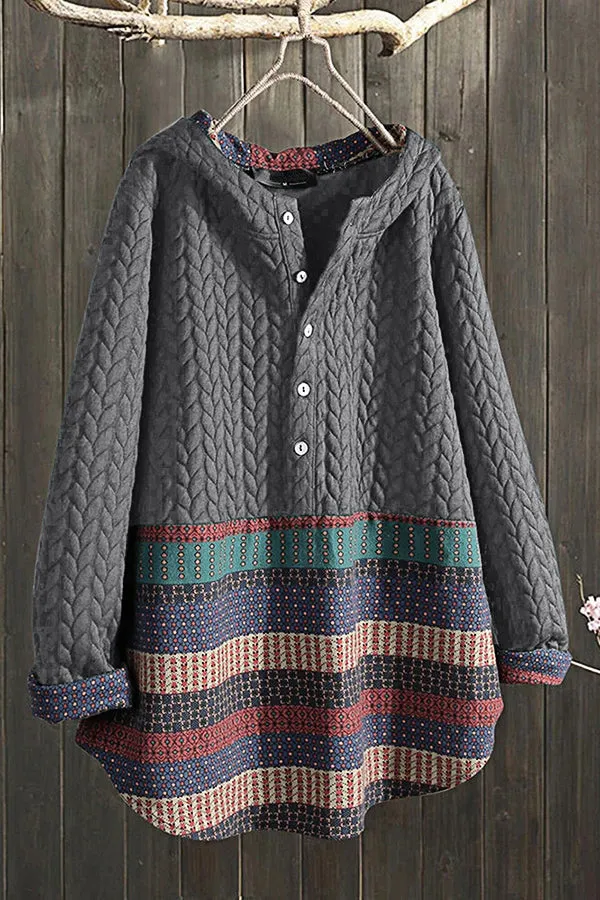 Ethnic Print Jacket