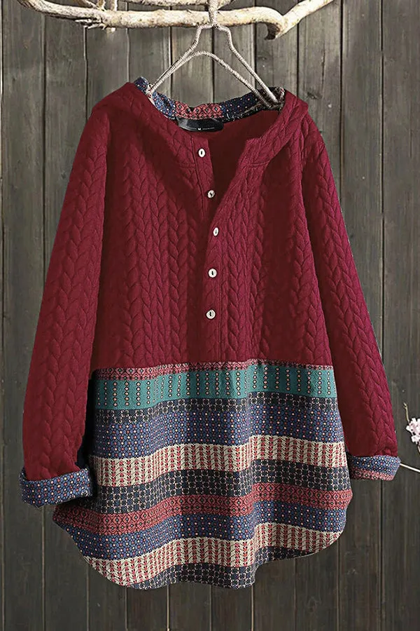 Ethnic Print Jacket