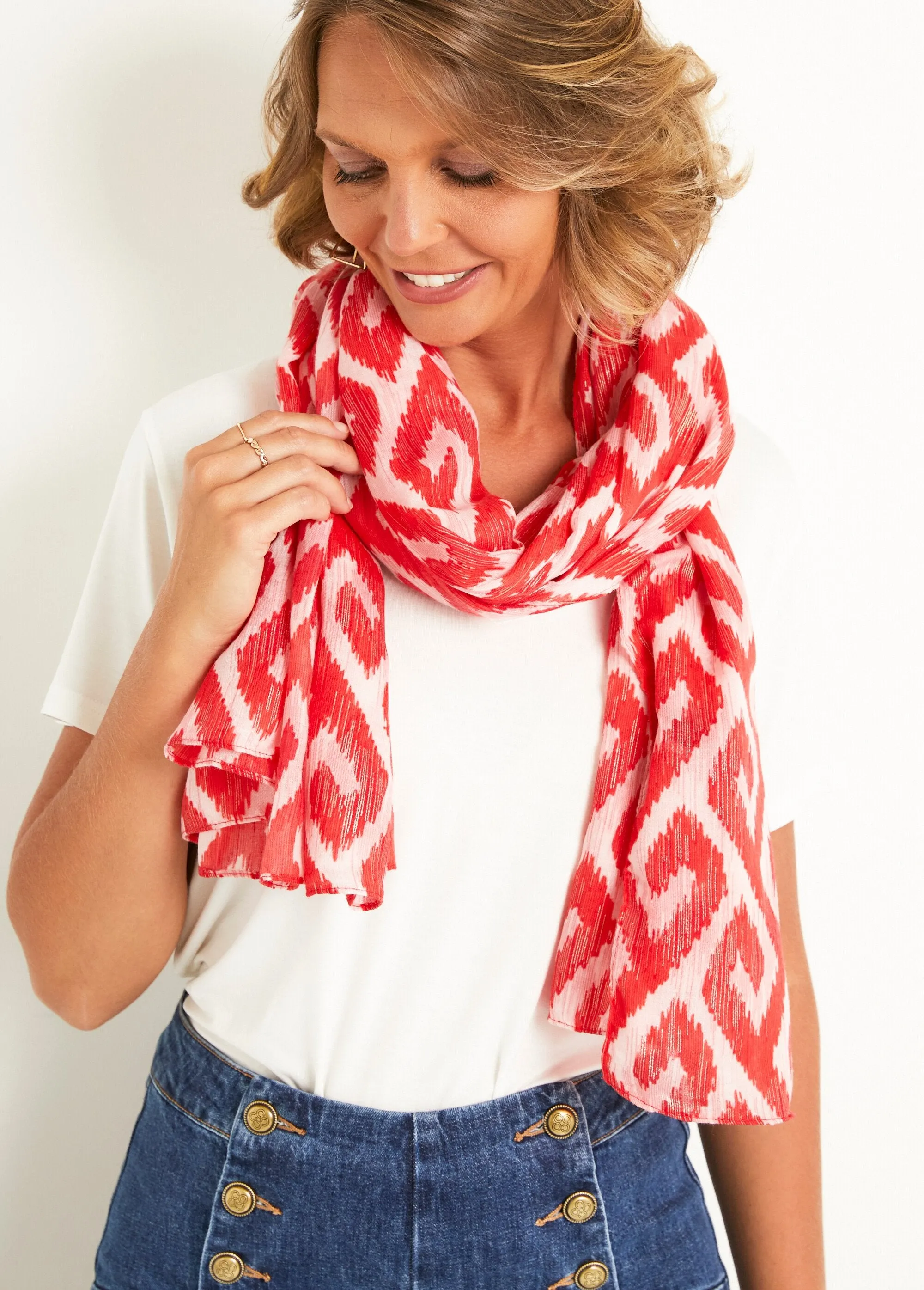 Ethnic print stole