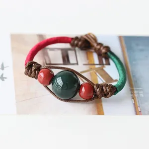 Ethnic Style Handmade Ceramic Bracelet