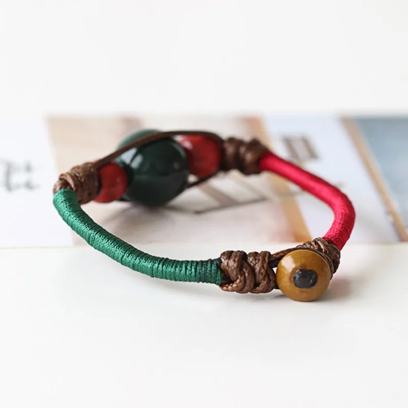 Ethnic Style Handmade Ceramic Bracelet
