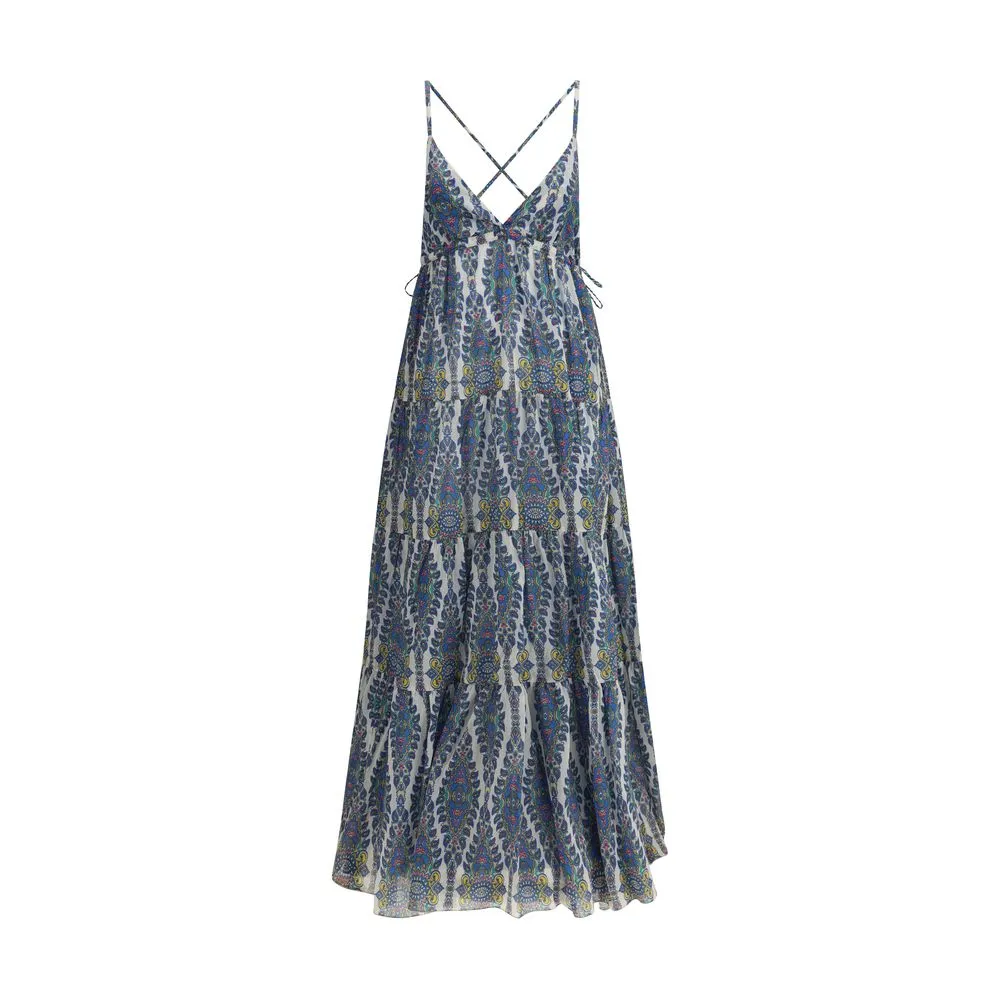 Etro Ethnic print long Dress