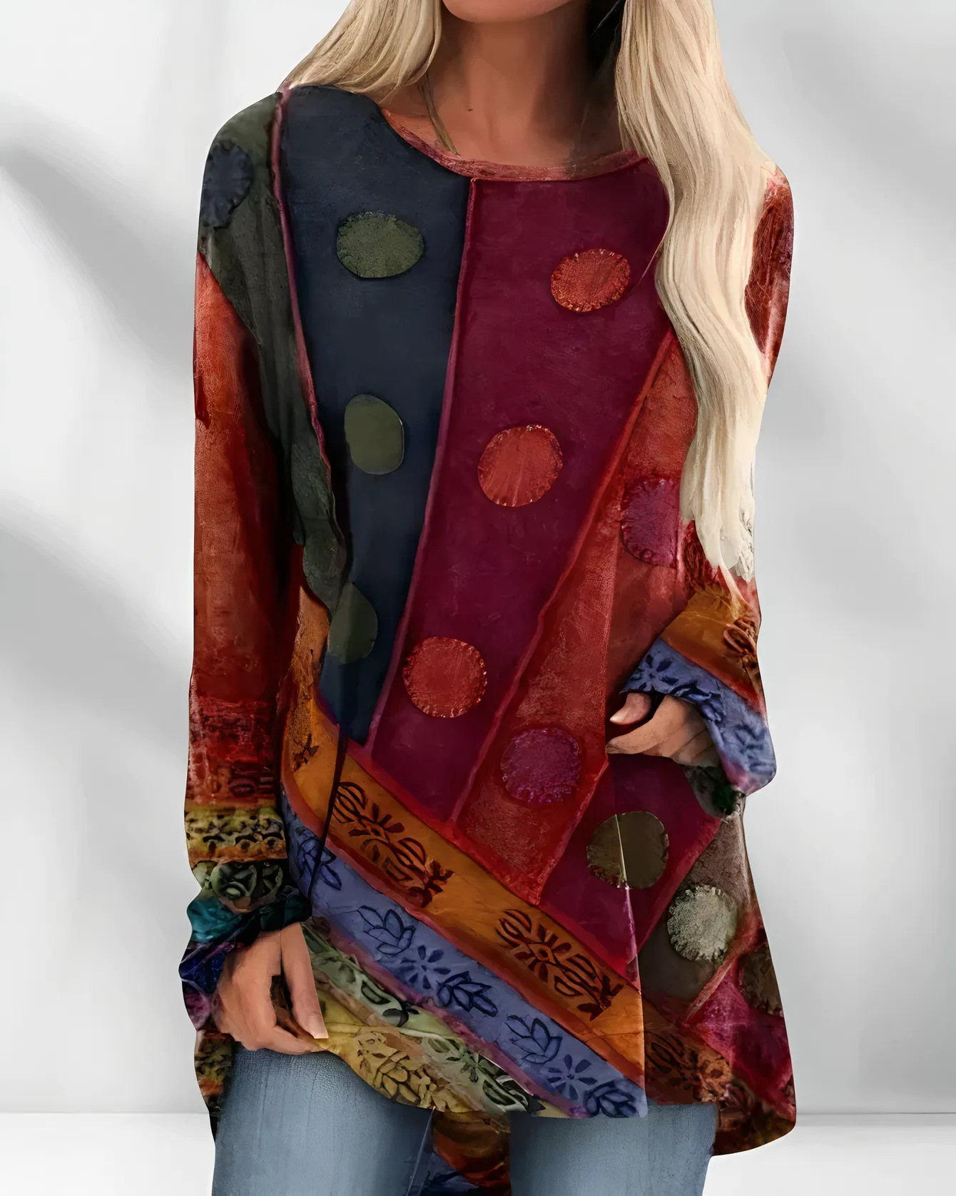 Evanthe | Ethnic Print Blouse