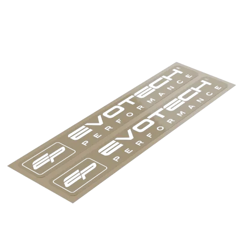 Evotech Performance Logo Sticker (White)