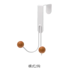 FaSoLa Over-the-Door No-Drill Hook - White, 2 Hooks