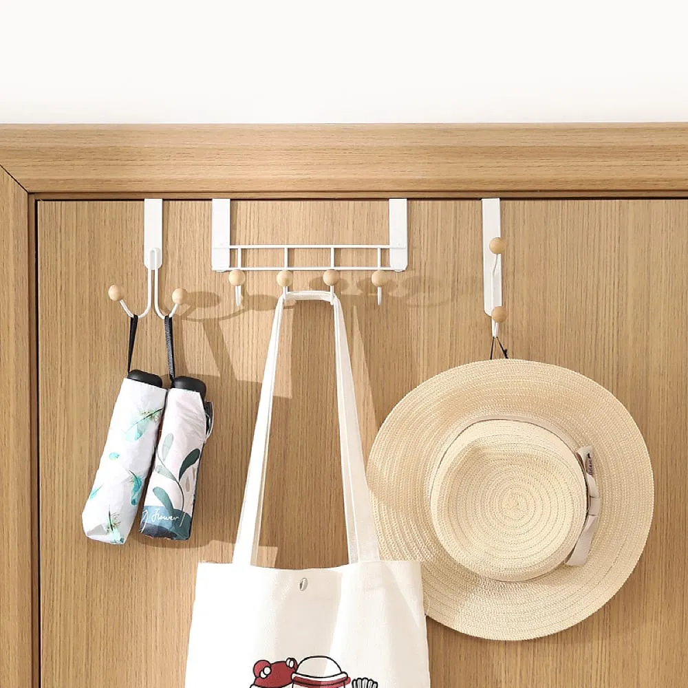 FaSoLa Over-the-Door No-Drill Hook - White, 2 Hooks