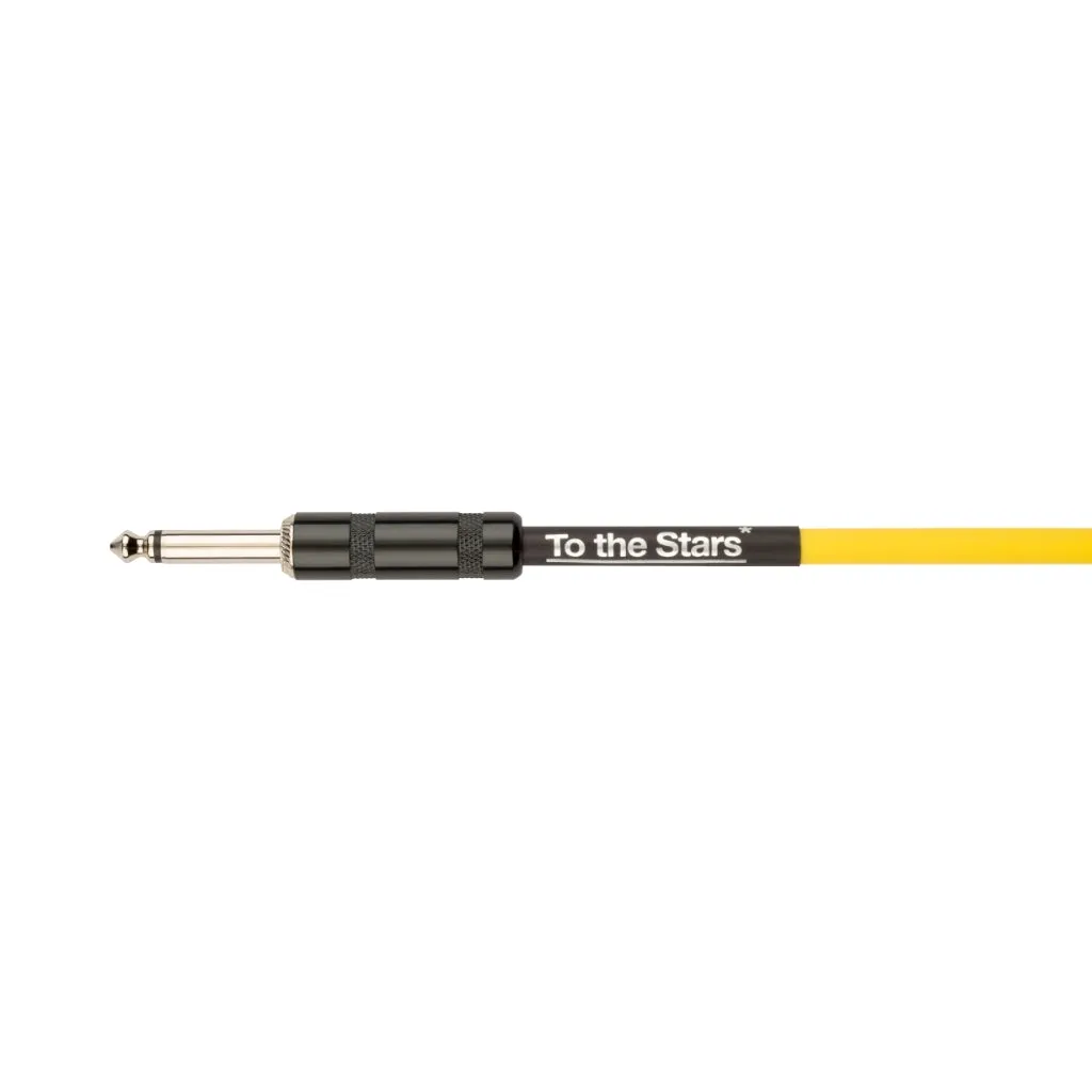 Fender Tom DeLonge 10' To The Stars Instrument Cable, Graffiti Yellow