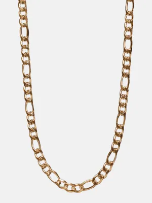 Figaro Chain Necklace - 5mm Gold