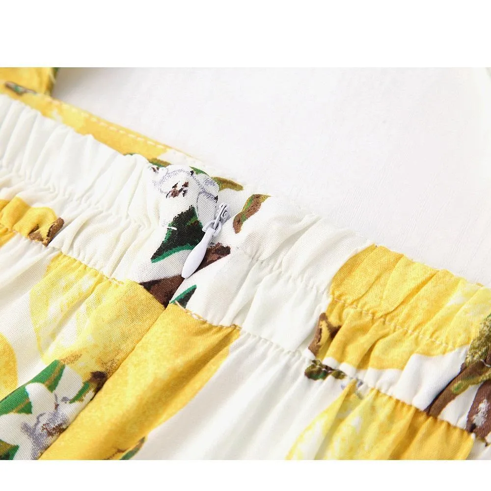 Floral Bow Tie Romper