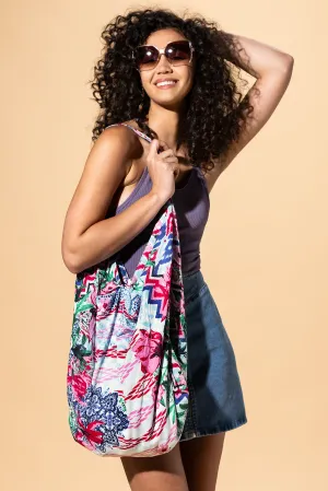 Floral Fantasia Hobo Bag