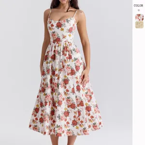 Floral print dress