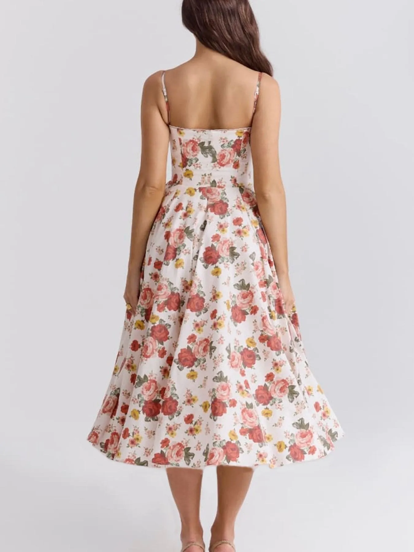 Floral print dress