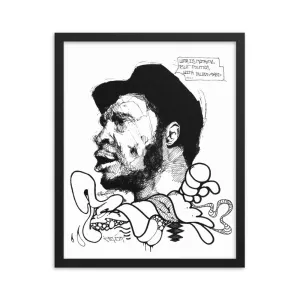 Fred Hampton Art- Framed Poster