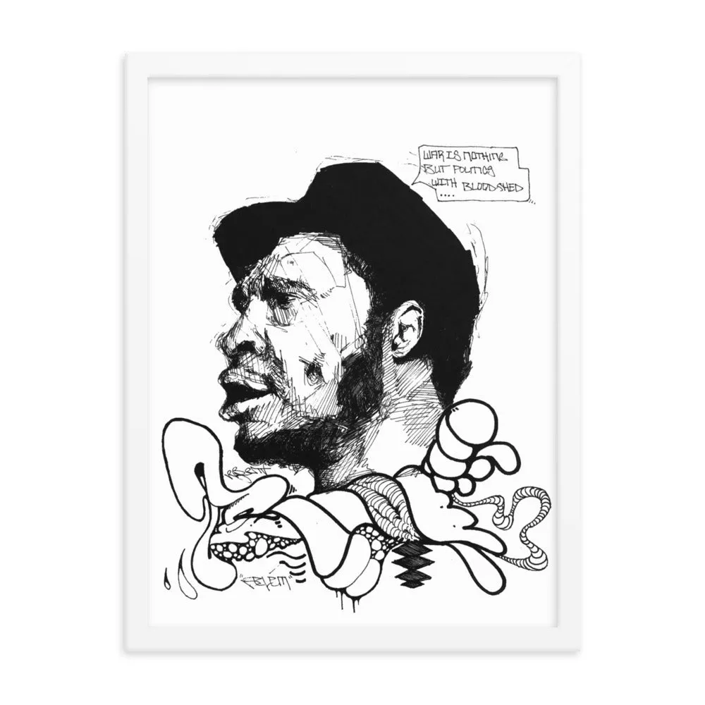 Fred Hampton Art- Framed Poster