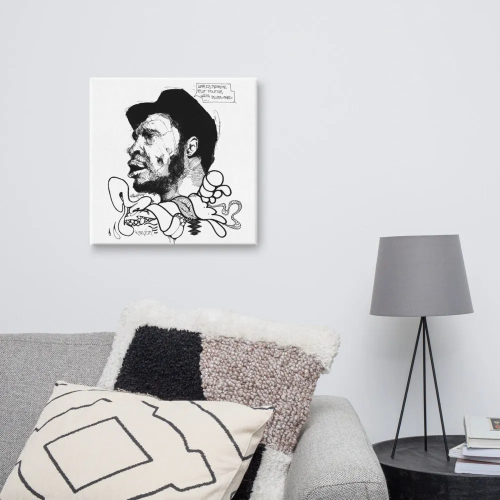 Fred Hampton Art on Canvas