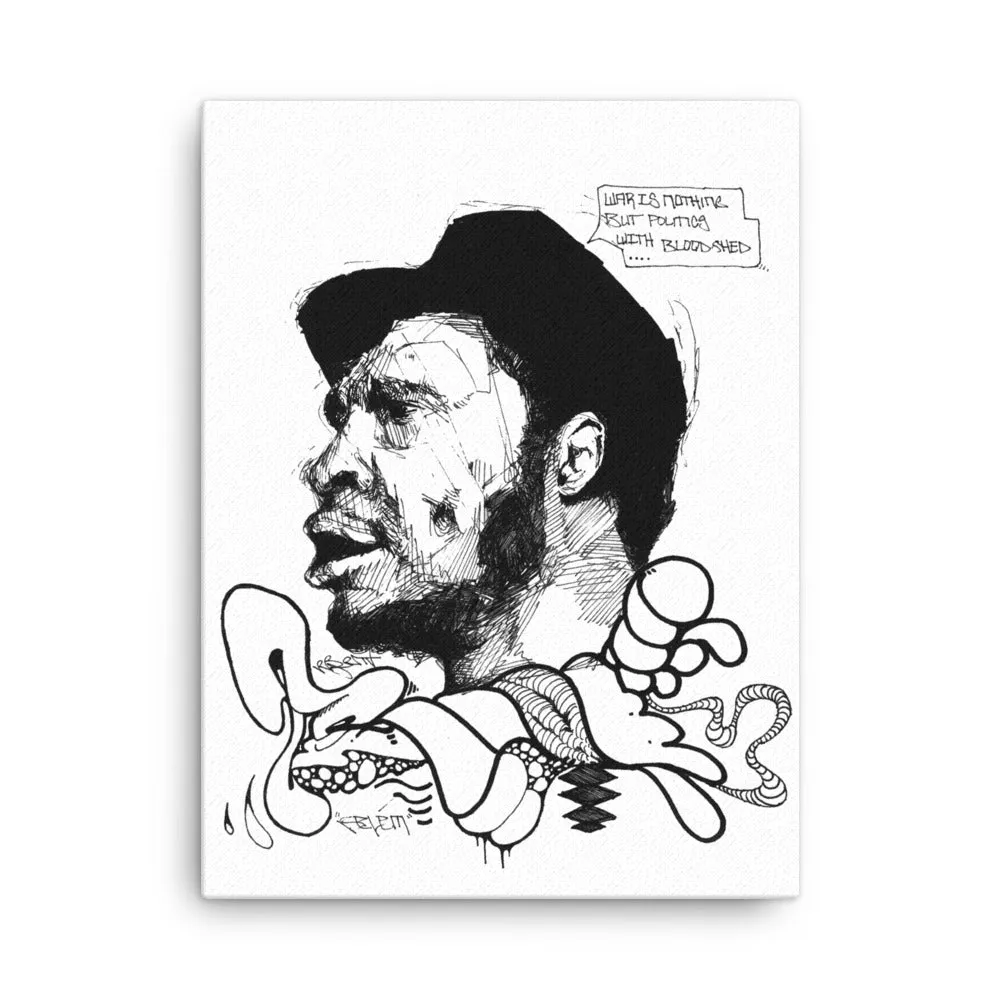 Fred Hampton Art on Canvas