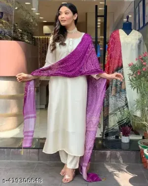 FRILLFIT: WOMEN PRINTED KURTA SET