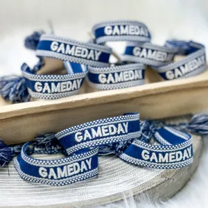 Gameday Embroidered Tassel Bracelet