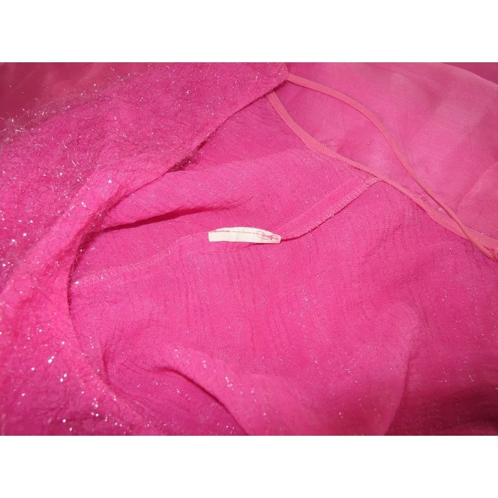 Georgio Armani Pink Sparkling Evening Suit 2pc Sz40