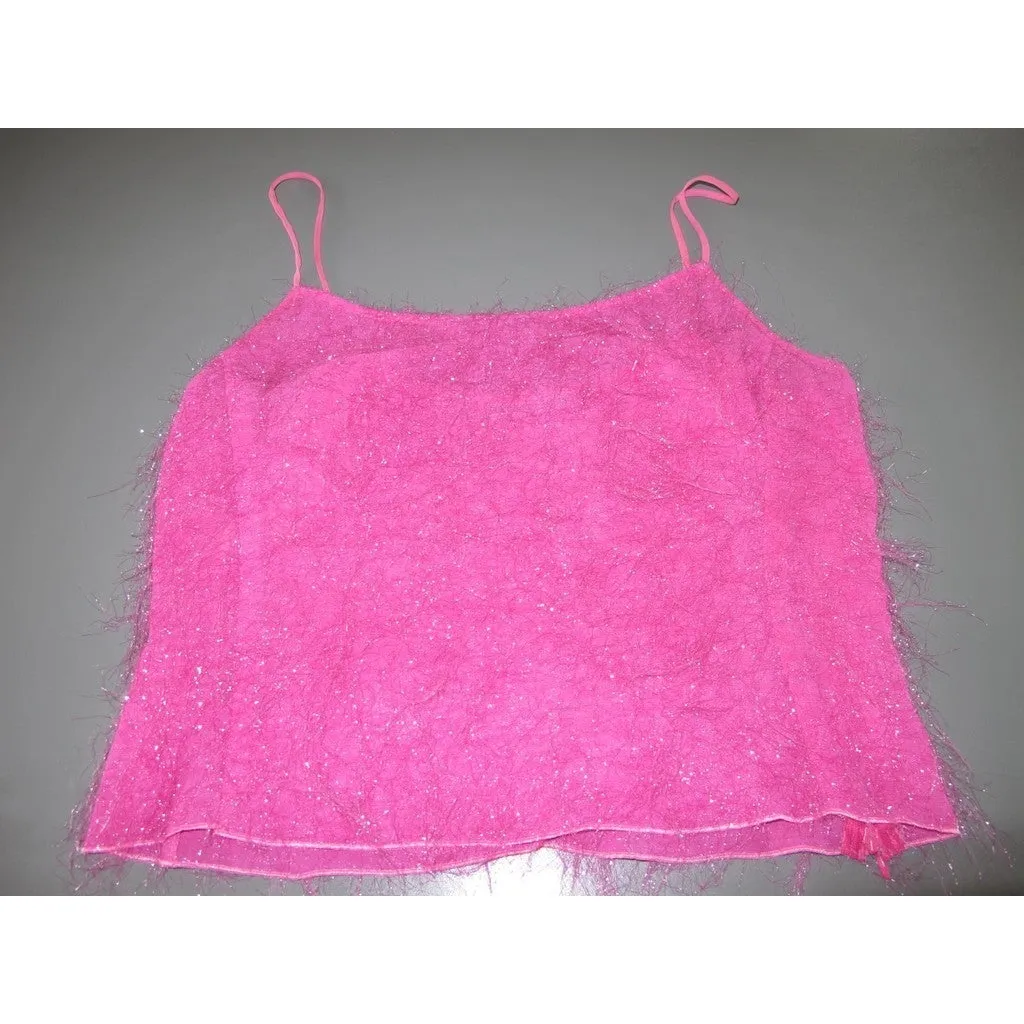 Georgio Armani Pink Sparkling Evening Suit 2pc Sz40