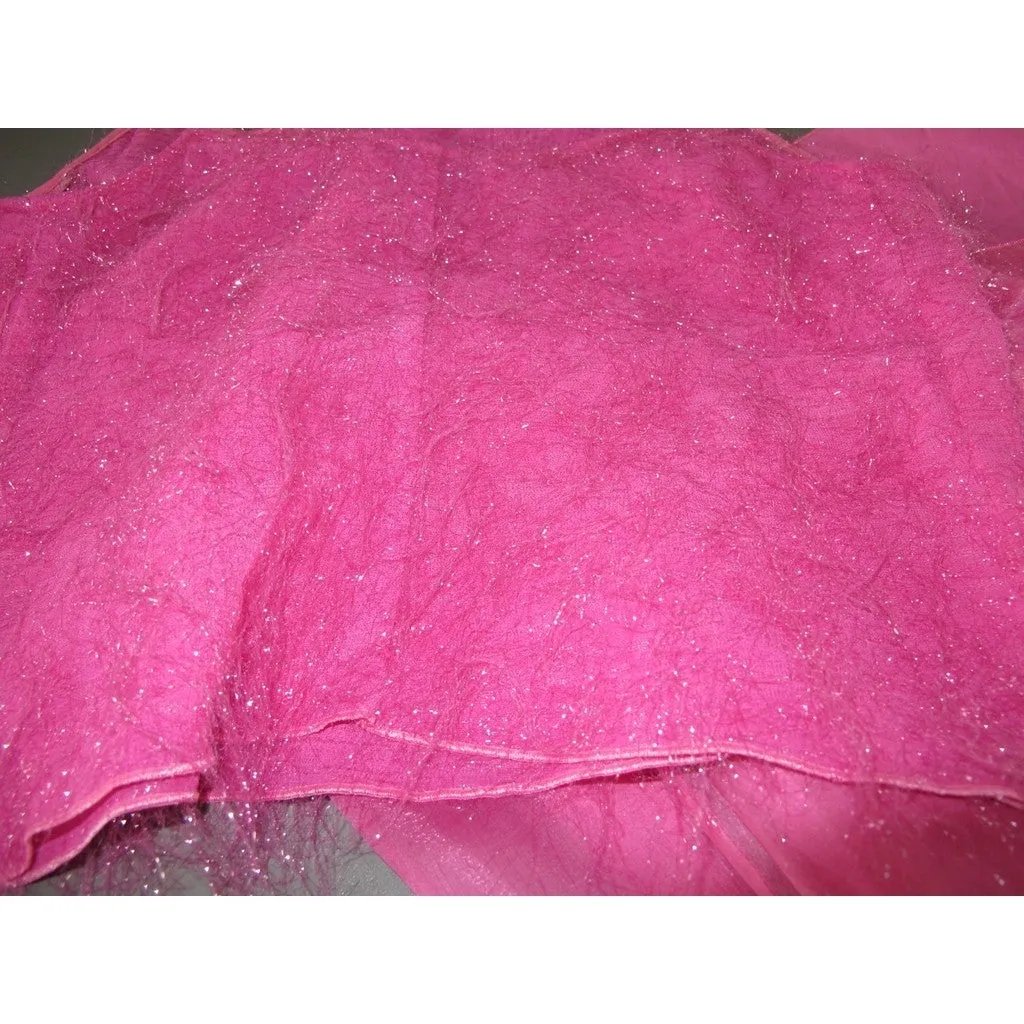 Georgio Armani Pink Sparkling Evening Suit 2pc Sz40