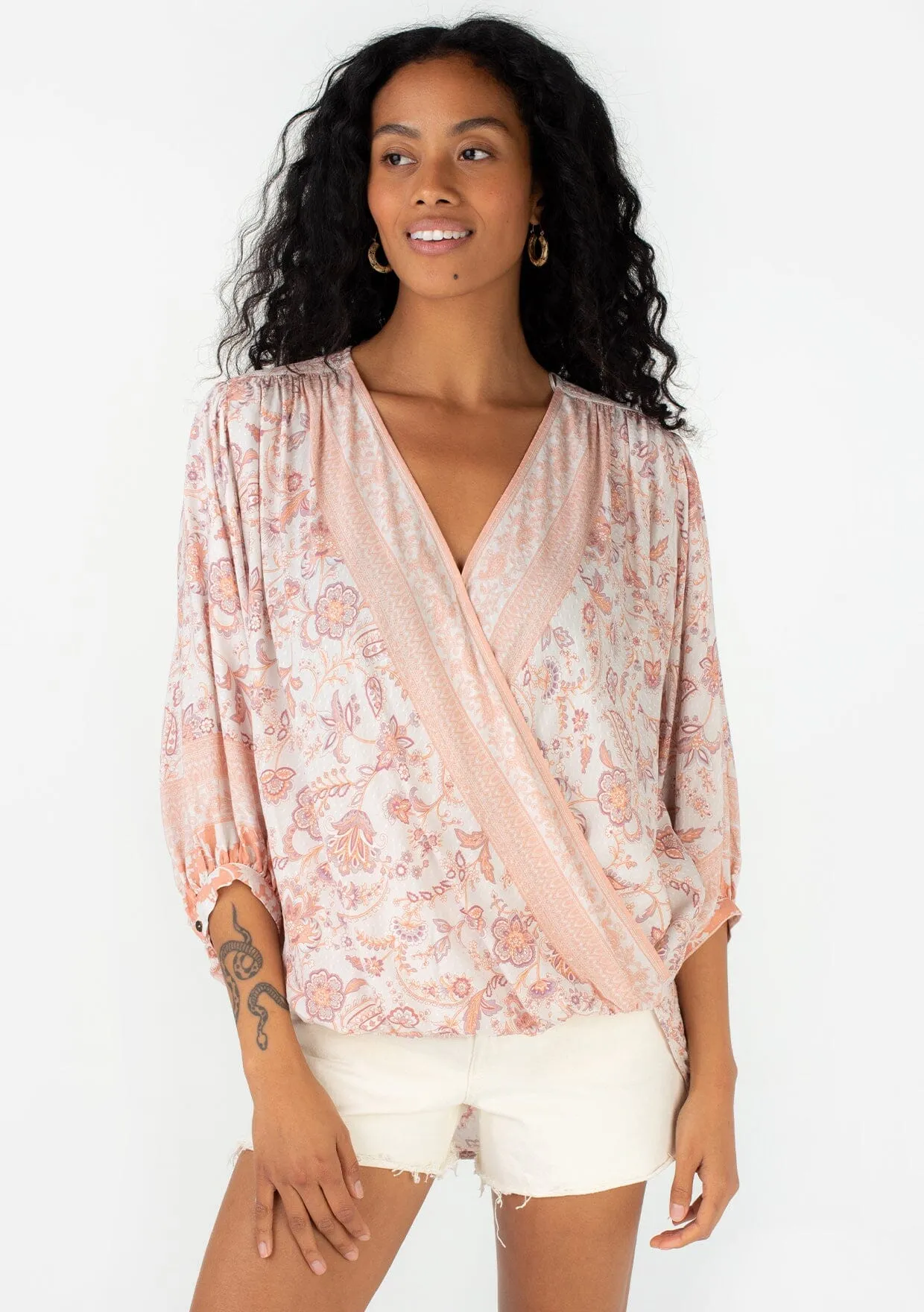 Giada Surplice Top