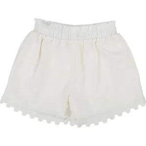 Girls White Shorts
