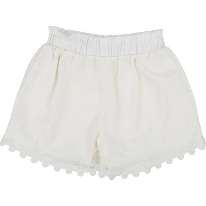 Girls White Shorts