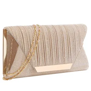 Glitter Envelope Clutch Purse